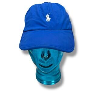 Polo Ralph Lauren Windbreaker Dad Hat One Size Blue Running Active Strapback Cap